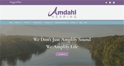 Desktop Screenshot of amdahlhearing.com